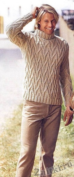 Рельефный свитер