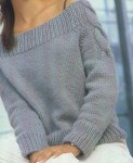 Пуловер с &#171;косами&#187;