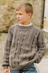 Однотонный свитер для мальчика